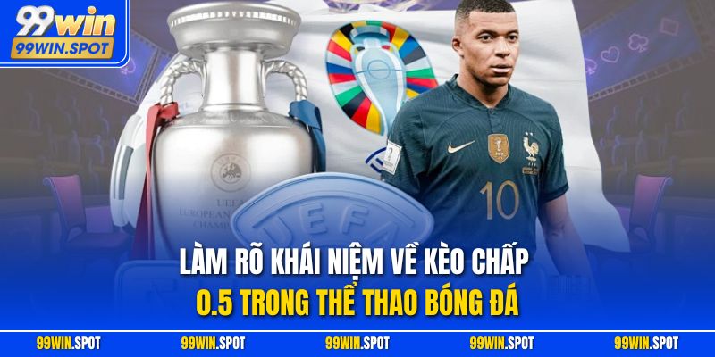 Làm rõ khái niệm về kèo chấp 0.5 trong thể thao bóng đá